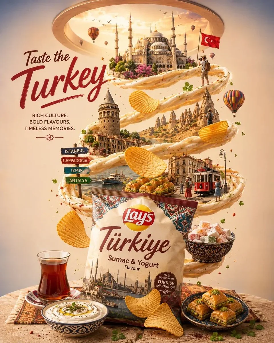 Ultra-Detailed Premium Travel-Food Advertisement Poster For [City/Country] — image prompt preview