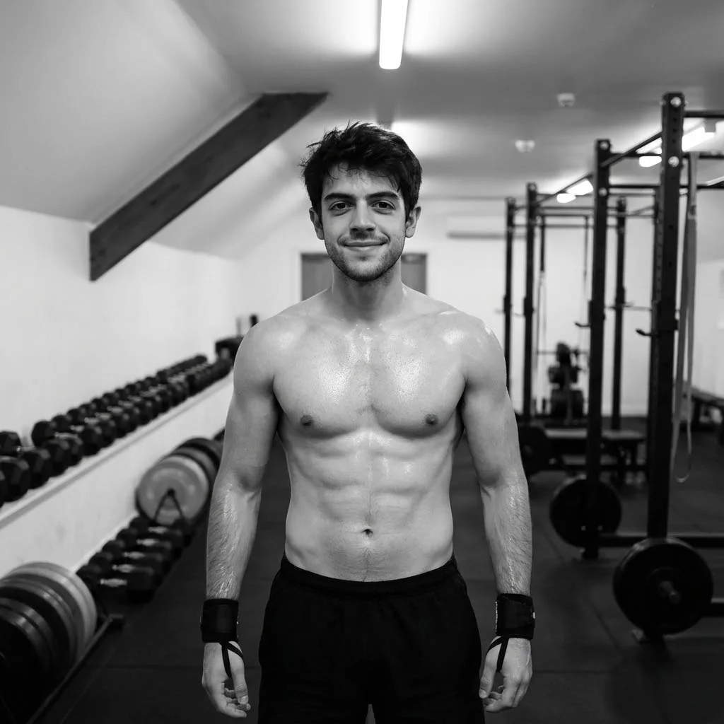 Ultra-Locked Gym Portrait Photo — image prompt preview