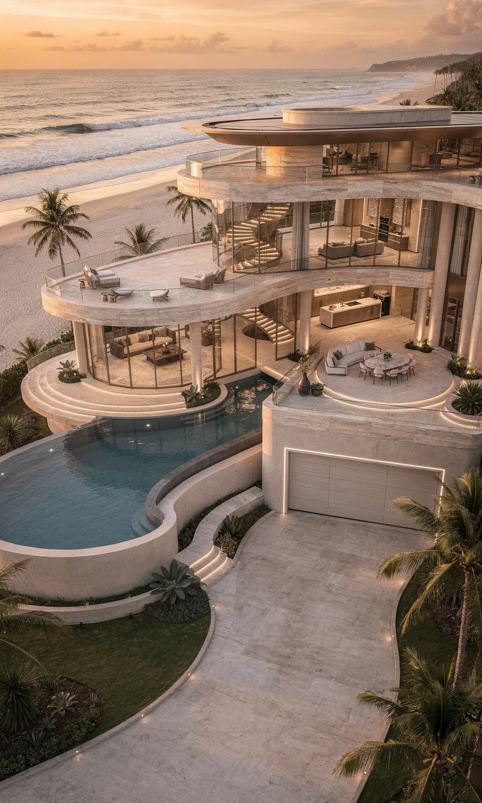 Ultra-Realistic Architectural Photography Of A One-Of-A-Kind Ultra-Luxury — image prompt preview