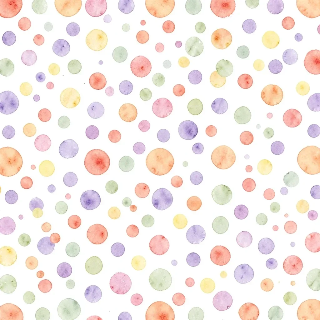 Watercolor Confetti Polka Dot Pattern — image prompt preview