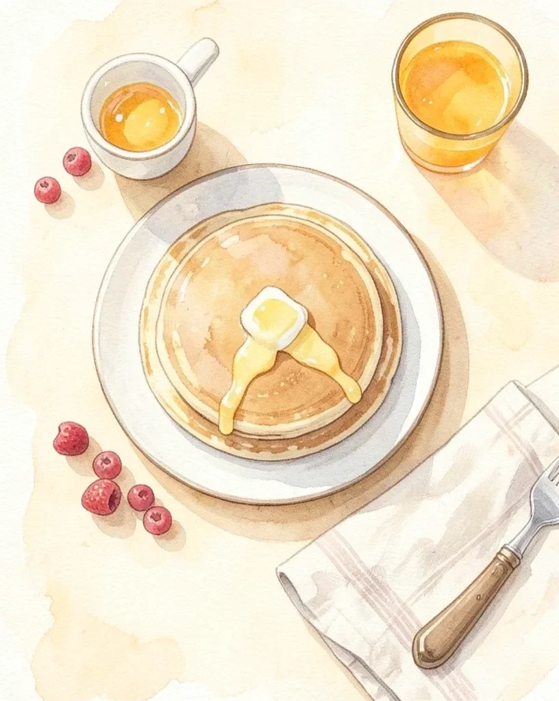 Weekend Brunch Table from Above — image prompt preview