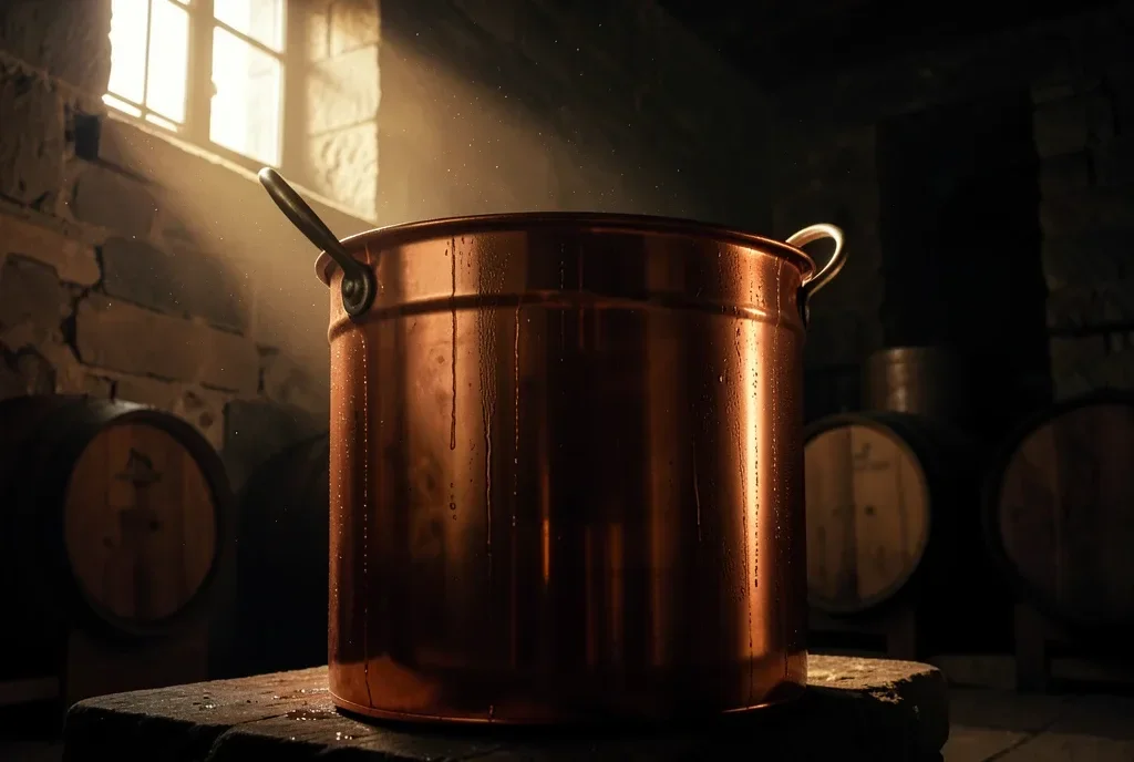 Whiskey Distillery Copper Still — image prompt preview
