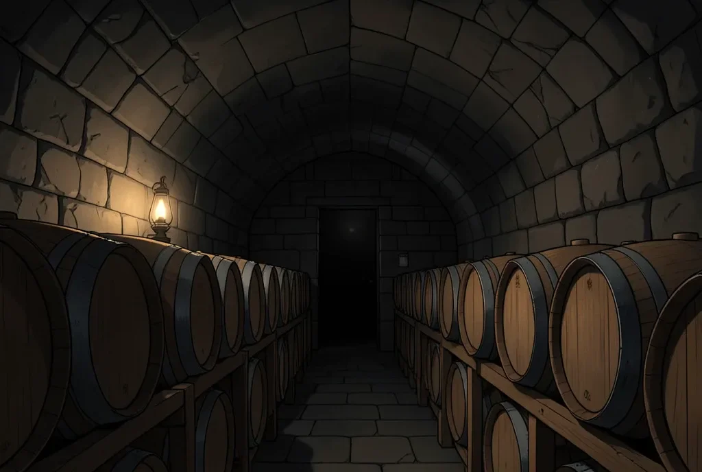 Wine Cellar Barrels — image prompt preview